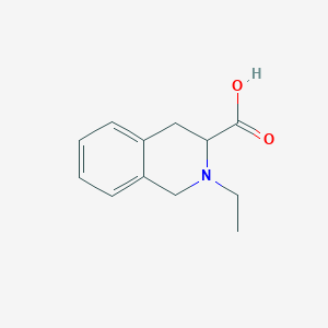 molecular formula C12H15NO2 B1335090 2-乙基-1,2,3,4-四氢异喹啉-3-羧酸 CAS No. 1022919-86-3