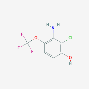 3-Amino-2-chloro-4-(trifluoromethoxy)phenol