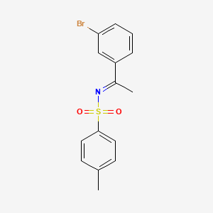 molecular formula C15H14BrNO2S B13350960 N-(1-(3-Bromophenyl)ethylidene)-4-methylbenzenesulfonamide 