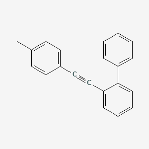 molecular formula C21H16 B13350995 2-(p-Tolylethynyl)-1,1'-biphenyl 