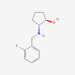 (1R,2R)-2-((2-Fluorobenzyl)amino)cyclopentan-1-ol