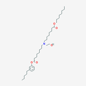 Octyl 8-((2-hydroxyethyl)(8-oxo-8-(3-pentylphenoxy)octyl)amino)octanoate