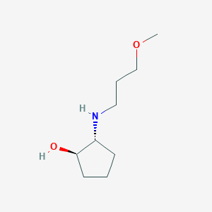 (1R,2R)-2-((3-Methoxypropyl)amino)cyclopentan-1-ol