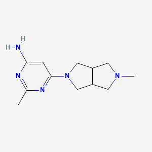 2-methyl-6-(5-methylhexahydropyrrolo[3,4-c]pyrrol-2(1H)-yl)pyrimidin-4-amine