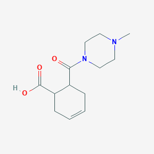 molecular formula C13H20N2O3 B1335105 6-(4-甲基哌嗪-1-羰基)-环己-3-烯羧酸 CAS No. 436087-12-6