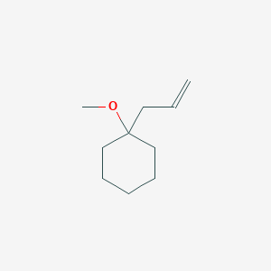 molecular formula C10H18O B13351050 1-Allyl-1-methoxy-cyclohexane CAS No. 60753-94-8