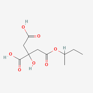 molecular formula C10H16O7 B13351058 2-(2-(sec-Butoxy)-2-oxoethyl)-2-hydroxysuccinic acid 