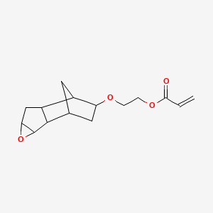 molecular formula C15H20O4 B13351125 2-((Octahydro-2H-2,5-methanoindeno[1,2-b]oxiren-4-yl)oxy)ethyl acrylate 