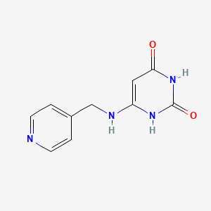 6-((pyridin-4-ylmethyl)amino)pyrimidine-2,4(1H,3H)-dione