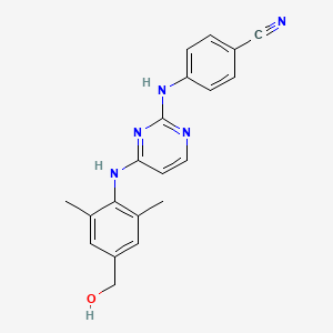 4-((4-((4-(Hydroxymethyl)-2,6-dimethylphenyl)amino)pyrimidin-2-yl)amino)benzonitrile