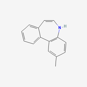 molecular formula C15H13N B13351177 2-Methyl-5H-dibenzo[b,d]azepine 