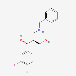 (1R,2S)-2-[(benzylamino)methyl]-1-(4-chloro-3-fluorophenyl)propane-1,3-diol