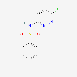 molecular formula C11H10ClN3O2S B1335123 N-(6-氯哒嗪-3-基)-4-甲基苯磺酰胺 CAS No. 91349-44-9