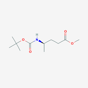 Methyl (R)-4-((tert-butoxycarbonyl)amino)pentanoate