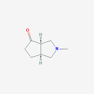 Rel-(3aR,6aS)-2-methylhexahydrocyclopenta[c]pyrrol-4(1H)-one