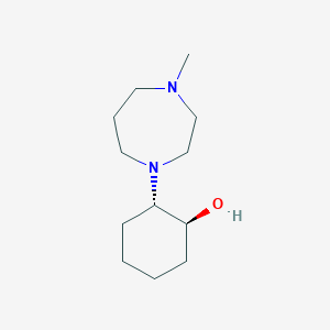 (1S,2S)-2-(4-methyl-1,4-diazepan-1-yl)cyclohexan-1-ol