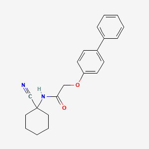 2-([1,1'-Biphenyl]-4-yloxy)-N-(1-cyanocyclohexyl)acetamide