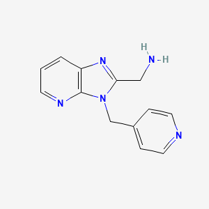 (3-(Pyridin-4-ylmethyl)-3H-imidazo[4,5-b]pyridin-2-yl)methanamine