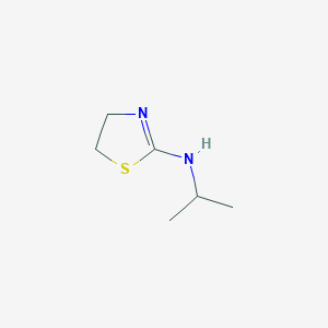 molecular formula C6H12N2S B13351320 N-Isopropyl-4,5-dihydrothiazol-2-amine CAS No. 76495-24-4