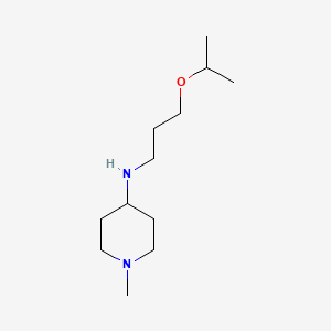 molecular formula C12H26N2O B1335137 (3-异丙氧基-丙基)-(1-甲基-哌啶-4-基)-胺 CAS No. 799260-52-9