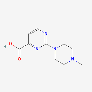 2-(4-Methylpiperazin-1-yl)pyrimidine-4-carboxylic acid