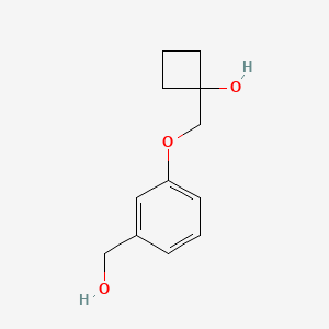 1-((3-(Hydroxymethyl)phenoxy)methyl)cyclobutan-1-ol