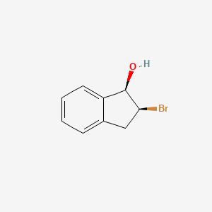 molecular formula C9H9BrO B13351426 (1r,2s)-2-Bromoindan-1-ol CAS No. 5414-56-2