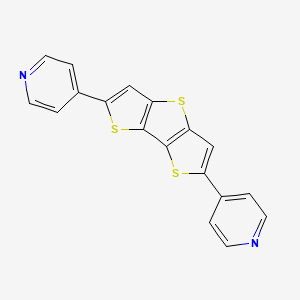 4-(10-pyridin-4-yl-3,7,11-trithiatricyclo[6.3.0.02,6]undeca-1(8),2(6),4,9-tetraen-4-yl)pyridine