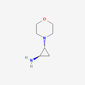 (1R,2R)-2-Morpholinocyclopropan-1-amine