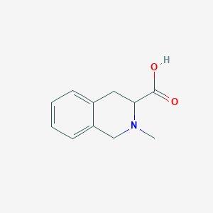 molecular formula C11H13NO2 B1335153 2-Methyl-1,2,3,4-tetrahydroisoquinoline-3-carboxylic acid CAS No. 54329-54-3