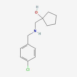 1-(((4-Chlorobenzyl)amino)methyl)cyclopentan-1-ol