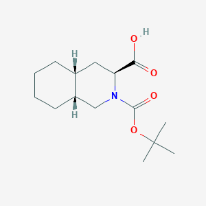 (3S,4aR,8aR)-2-(tert-Butoxycarbonyl)decahydroisoquinoline-3-carboxylic acid