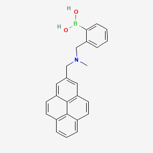 [2-({Methyl[(pyren-2-YL)methyl]amino}methyl)phenyl]boronic acid