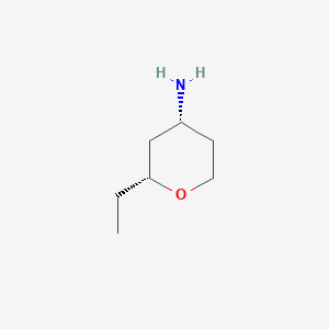 (2R,4R)-2-Ethyltetrahydro-2H-pyran-4-amine