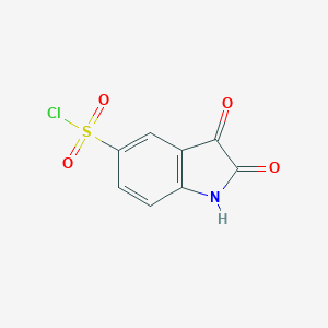 molecular formula C8H4ClNO4S B133517 2,3-二氧吲哚-5-磺酰氯 CAS No. 132898-96-5