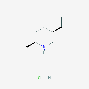 rac-(2R,5S)-5-ethyl-2-methylpiperidine hydrochloride