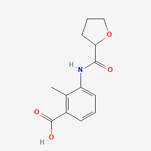 molecular formula C13H15NO4 B1335177 2-甲基-3-[(四氢-2-呋喃羰基)氨基]苯甲酸 CAS No. 876890-63-0
