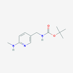 tert-Butyl ((6-(methylamino)pyridin-3-yl)methyl)carbamate