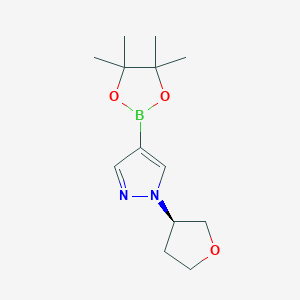 (R)-1-(Tetrahydrofuran-3-yl)-4-(4,4,5,5-tetramethyl-1,3,2-dioxaborolan-2-yl)-1H-pyrazole