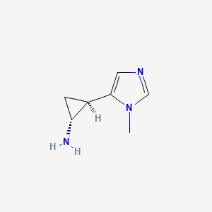 (1R,2R)-2-(1-Methyl-1H-imidazol-5-yl)cyclopropan-1-amine