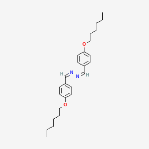 molecular formula C26H36N2O2 B13351806 (Z)-1-(4-hexoxyphenyl)-N-[(Z)-(4-hexoxyphenyl)methylideneamino]methanimine 