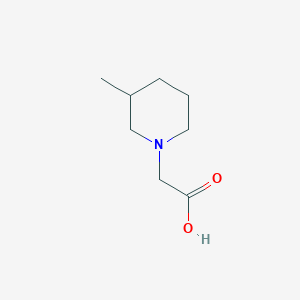 molecular formula C8H15NO2 B1335183 (3-Methylpiperidin-1-yl)acetic acid CAS No. 883542-90-3