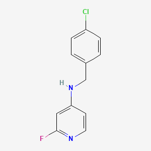 N-(4-Chlorobenzyl)-2-fluoropyridin-4-amine