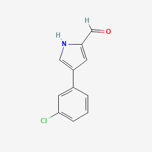 4-(3-Chlorophenyl)-1H-pyrrole-2-carbaldehyde