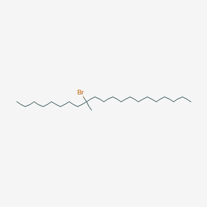 molecular formula C22H45Br B13351912 9-Bromo-9-methylhenicosane 