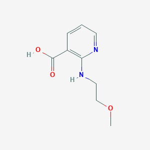molecular formula C9H12N2O3 B1335193 2-[(2-甲氧基乙基)氨基]烟酸 CAS No. 460363-33-1