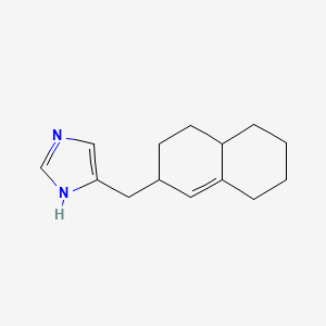 4-((2,3,4,4A,5,6,7,8-octahydronaphthalen-2-yl)methyl)-1H-imidazole