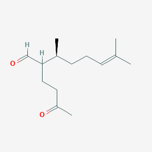 (3S)-3,7-Dimethyl-2-(3-oxobutyl)oct-6-enal