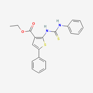 Ethyl 5-phenyl-2-(3-phenylthioureido)thiophene-3-carboxylate