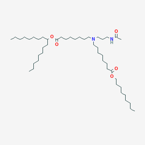 Heptadecan-9-yl 8-((3-acetamidopropyl)(8-(nonyloxy)-8-oxooctyl)amino)octanoate